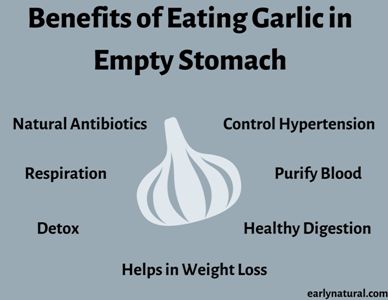 Garlic in an Empty Stomach
