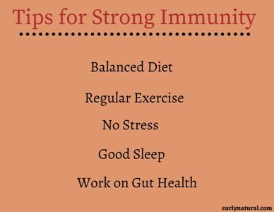 Tips for Strong Immunity