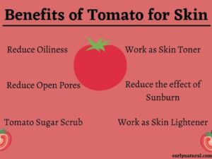 Benefits of tomato for skin care