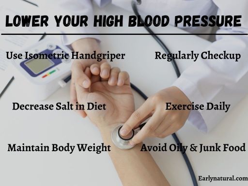 Lower your high blood pressure